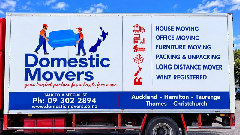 Our moving services on the truck