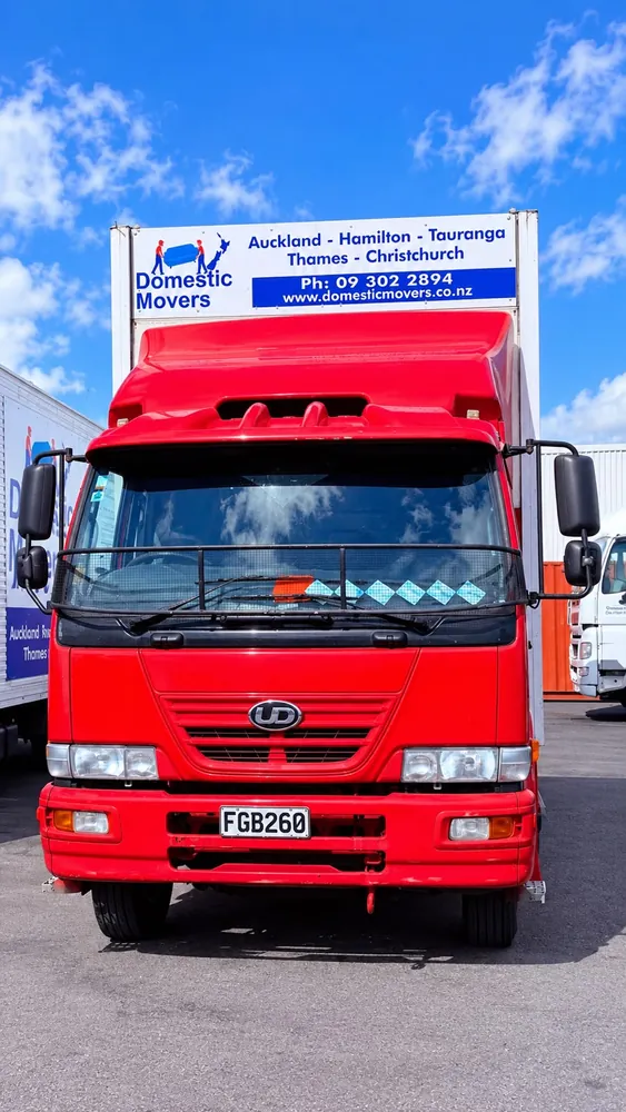A closer look at our red truck